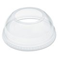 Dart Open-Top Dome Lid for 16-24oz Plastic Cup, Clear, 1.9"Dia Hole, PK1000 DLW626